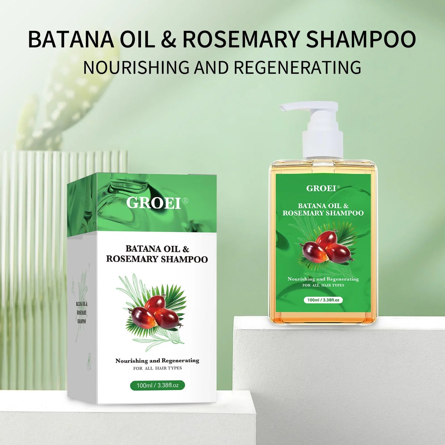 Shampooing Romarin & Ananas - Croissance Capillaire Anti-Chute 100ml