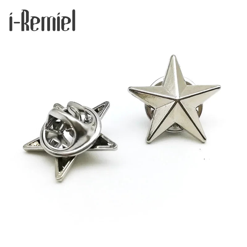 Broche Étoile Minimaliste – Pin Tendance pour Hijab et Chemisiers