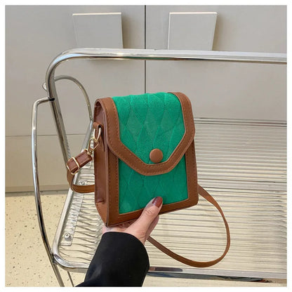 Sac Bandoulière Femme Téléphone - Mini Pochette Cuir PU Crossbody
