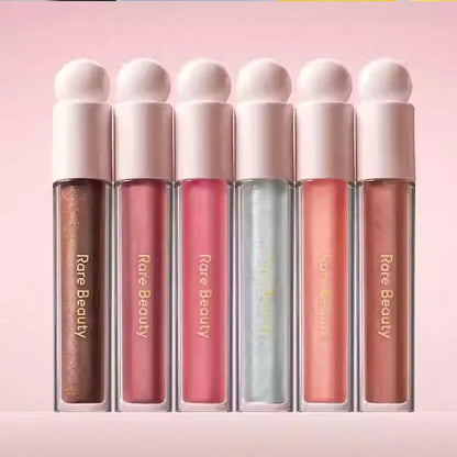 Rouge à Lèvres Rare Beauty Beam Fine Blaze - Lipstick Pailleté Gloss Lèvres Naturel Spark 6 Couleurs