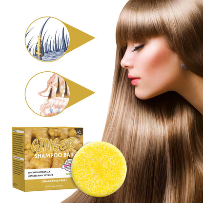 Shampooing Naturel au Gingembre & Aloe Vera - Hydratation Profonde
