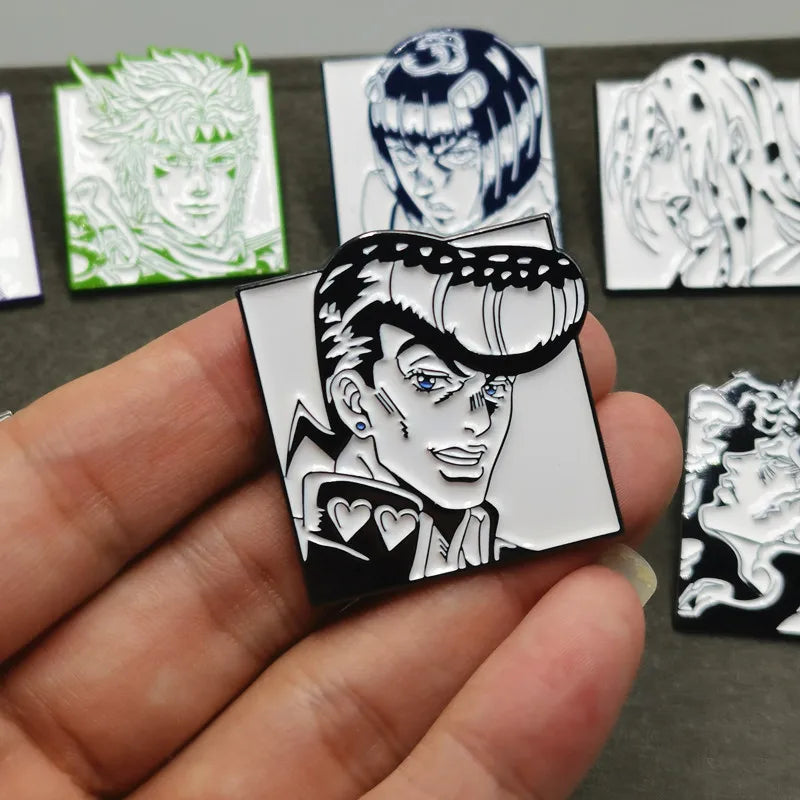 Pin's Émaillé JoJo's Bizarre Adventure – Broche Badge Métal Anime Japonais Fans