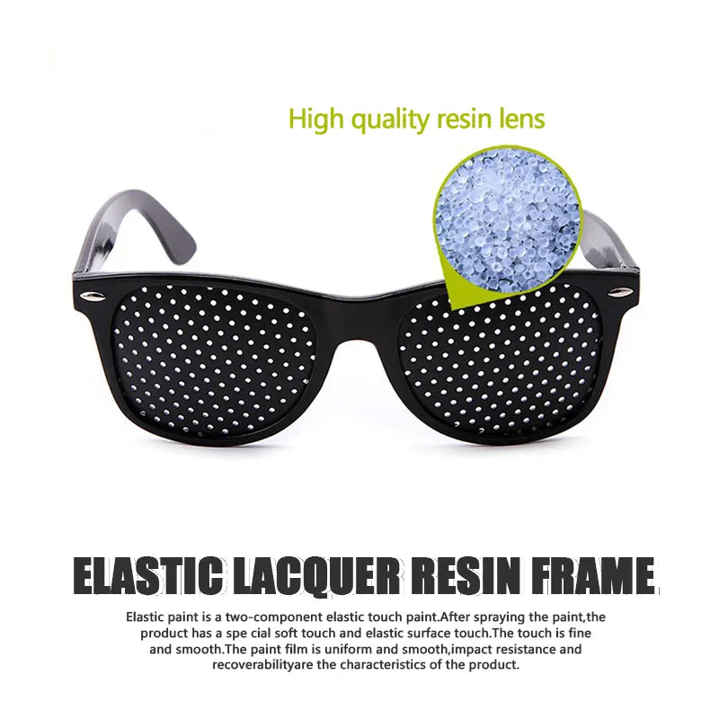 Lunettes Anti-Myopie à Trous Sténopéiques - Correction Vision Naturelle et Réduction Fatigue Oculaire