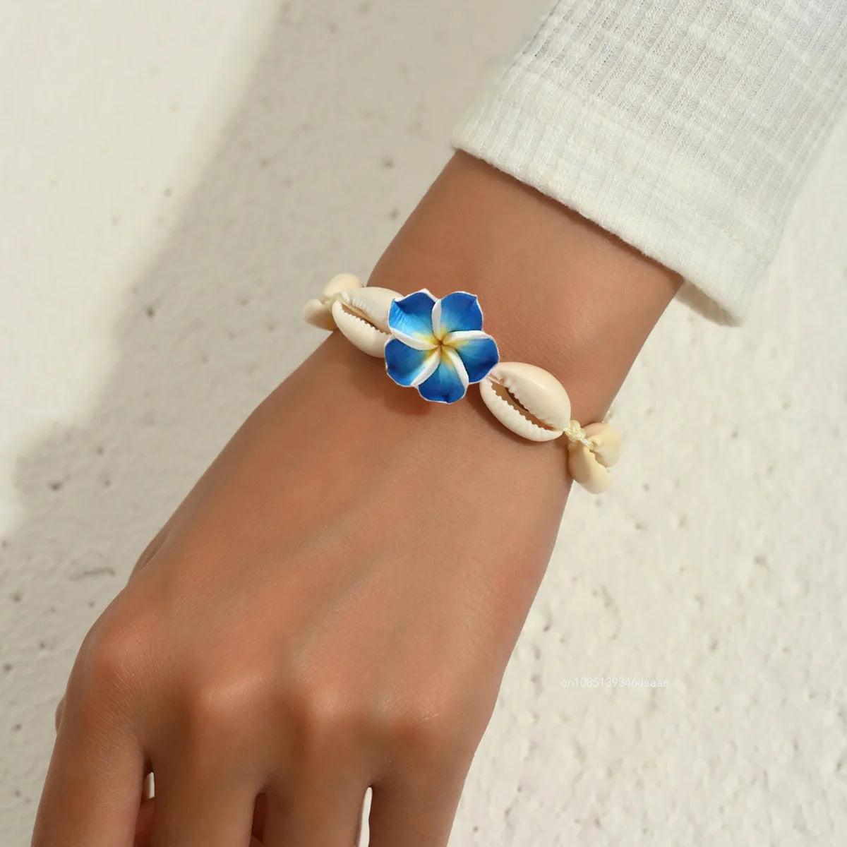 Ensemble Bijoux Fleurs Tressées Bohème Grande Fleur – Collier Boucles Rose Rouge Bleu Plage Femme