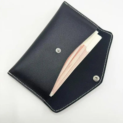 Portefeuille Long Femme Tri-Fold Cuir PU - Clutch Multi-Fonctions Porte-Cartes