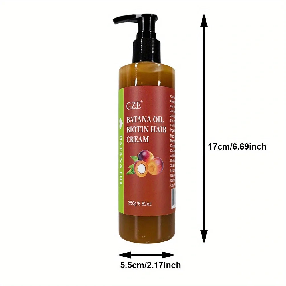Duo Crème Capillaire Batana Oil & Biotine - Anti-Casse Réparation Intense