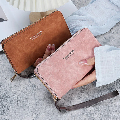Sac à Main Femme avec Portefeuille Long - Pochette Multi-Fonctions Élégante