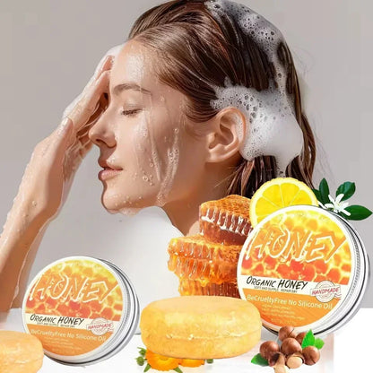 Savon Shampooing au Miel Naturel - Anti-Pelliculaire Contrôle Sébum