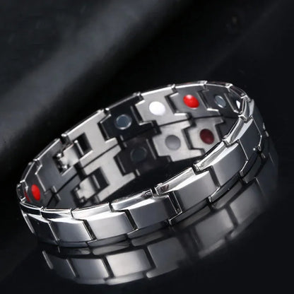 Bracelet Hématite Cuivre Magnétique Thérapeutique Homme – 5 Coloris