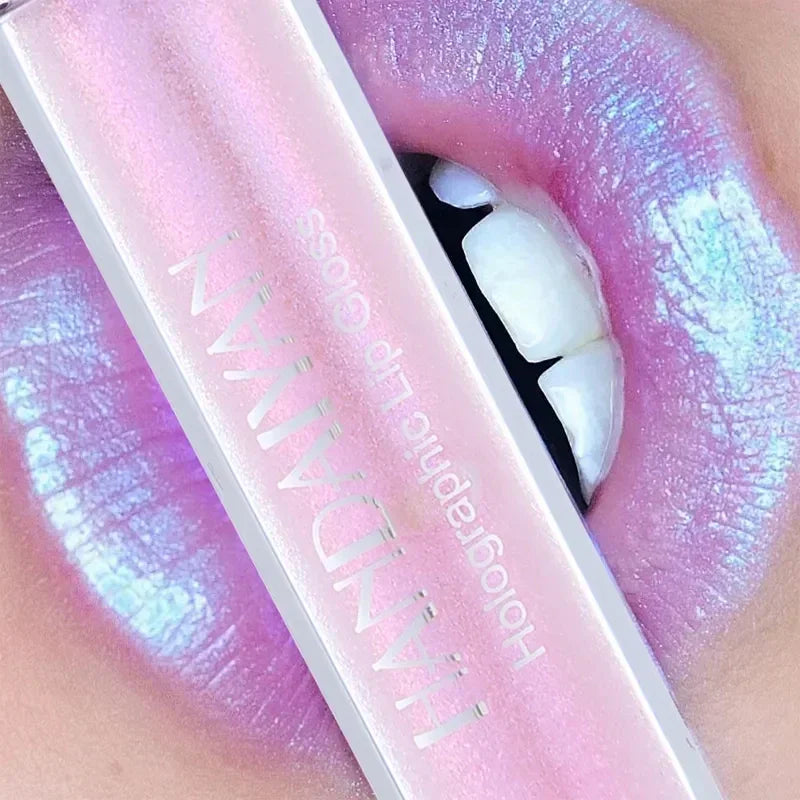 Gloss Holographique Sirène — Brillant Métallique Longue Tenue, 6 Teintes