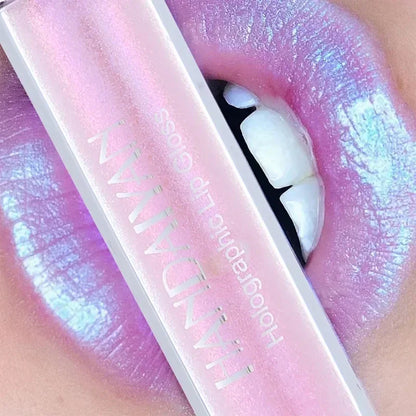 Gloss Holographique Sirène — Brillant Métallique Longue Tenue, 6 Teintes