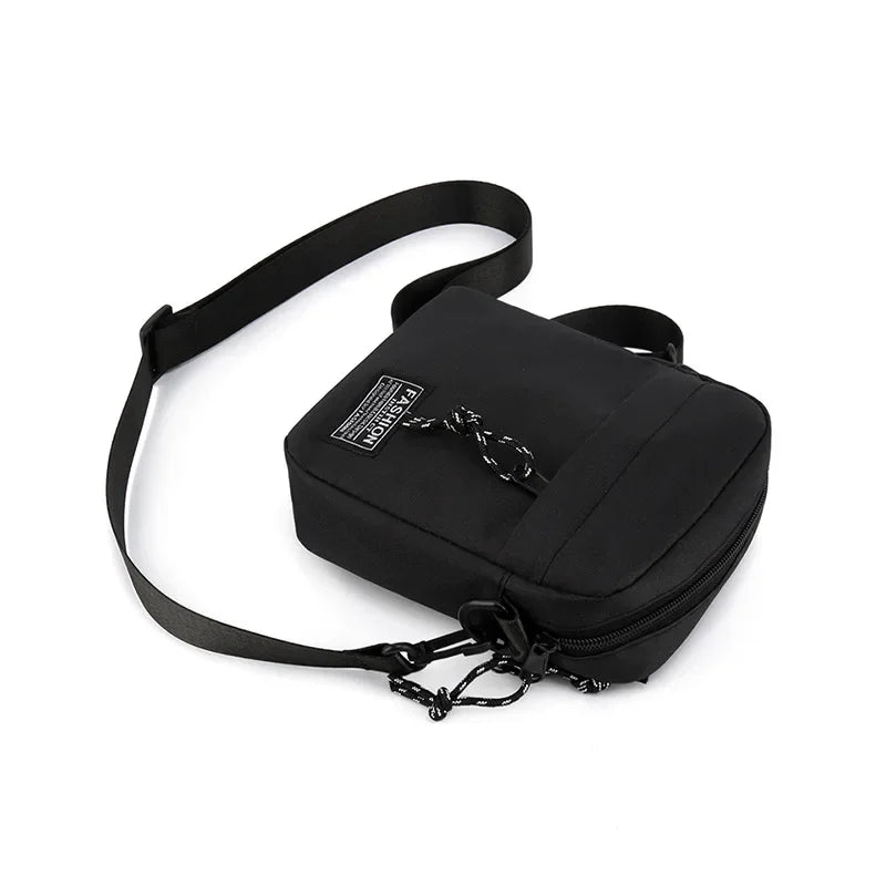 Mini Sac Baguette Bandoulière en Oxford – Unisexe