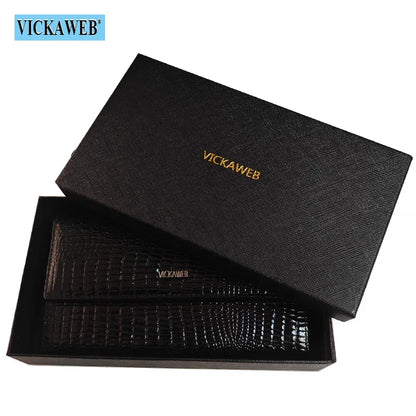 Portefeuille Femme Cuir Verni Noir - Porte-Monnaie Magnétique avec Fermoir Hasp Élégant