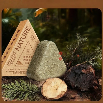 Savon Shampooing Herbes Naturelles 120g - Anti-Chute Volume Contrôle Sébum