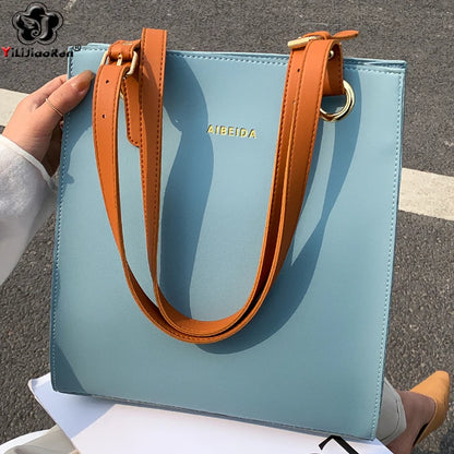 Sac à Main Femme Designer Tote Luxe - Top Handle Cuir Marque Élégant
