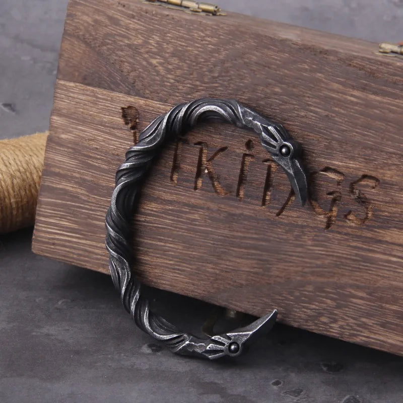Bracelet Manchette Punk Homme – Alliage Zinc Style Viking, 8 Designs