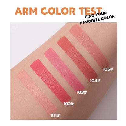 Blush Liquide Beauty Glazed 102 - Waterproof Sweatproof Léger Non-Fade Naturel Joues Longue Tenue Maquillage