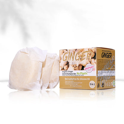 Trio Savons Shampooing au Gingembre - Contrôle Sébum Sans Silicone