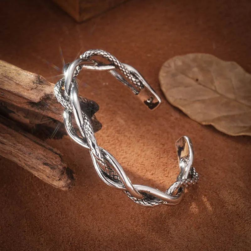 Bracelet Manchette Punk Homme – Alliage Zinc Style Viking, 8 Designs