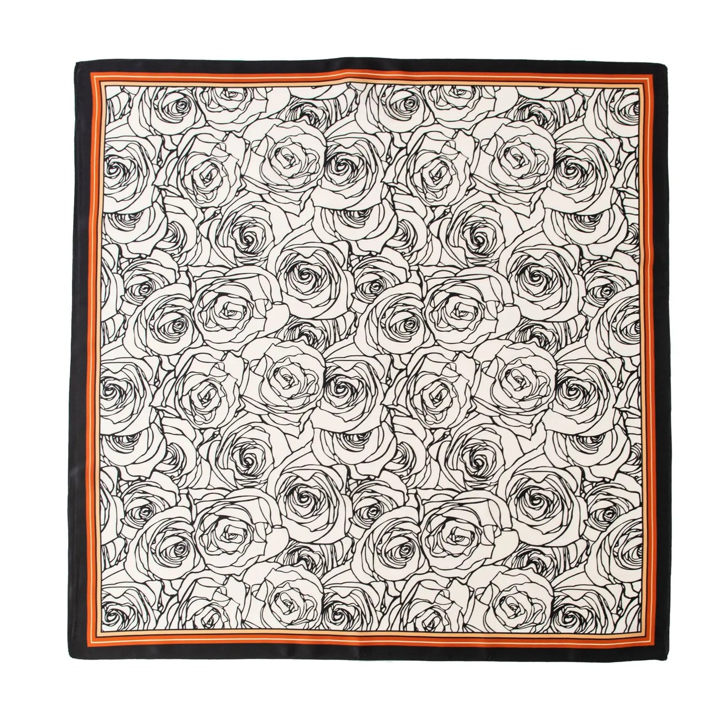 Foulard Carré Soie Mûrier 100% 70cm - Écharpe Premium Luxe Femme