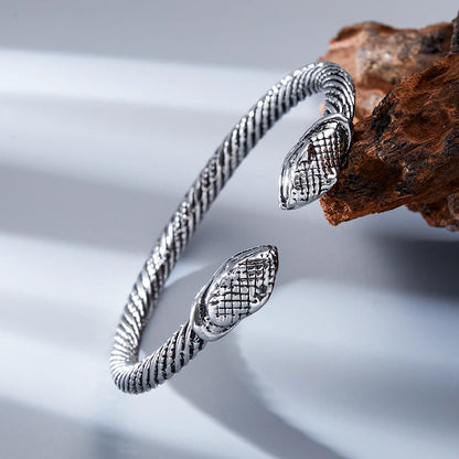 Bracelet Manchette Punk Homme – Alliage Zinc Style Viking, 8 Designs