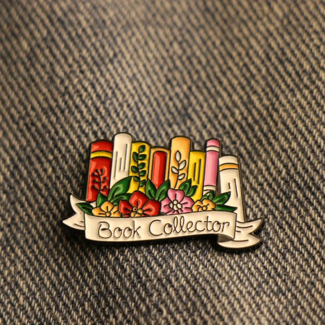 Broche Littéraire Élégante Amoureux Livres – Pin's Classique Polyvalent Femme