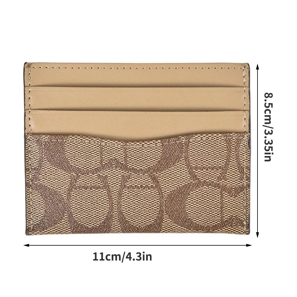 Portefeuille Femme Luxe Design Multi-Fonction - Porte-Cartes Cuir PU Court