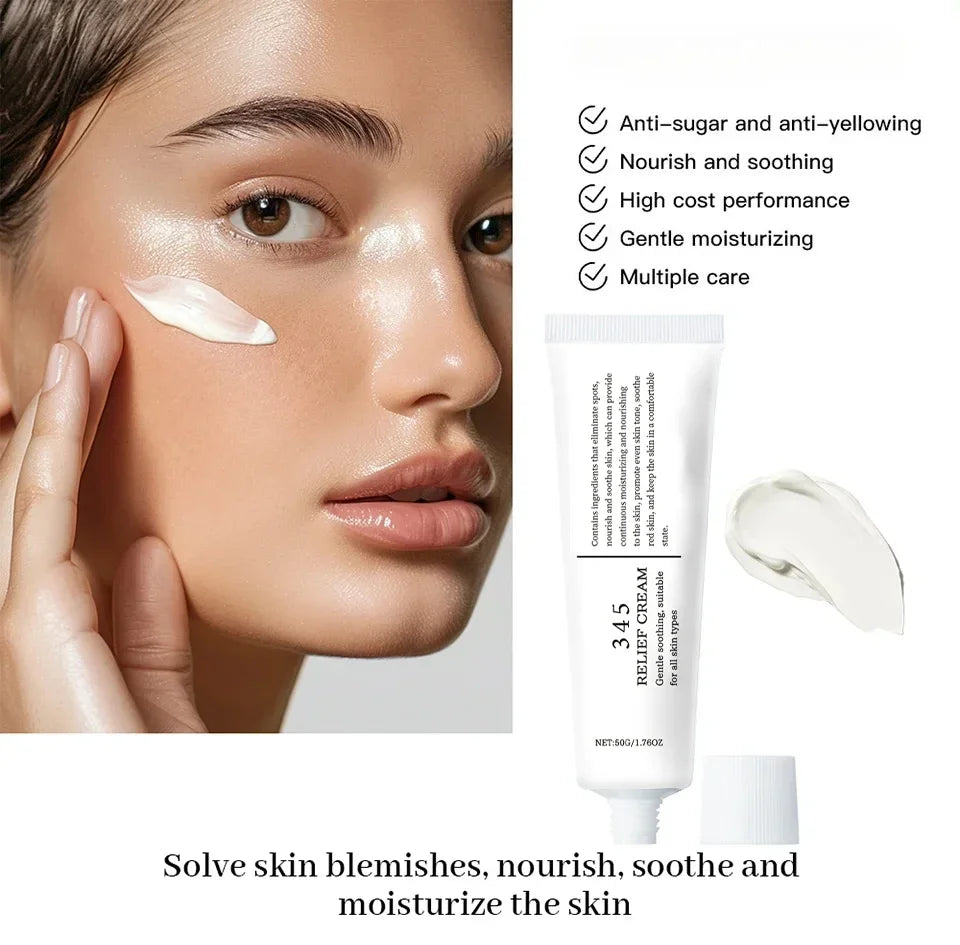 Crème Relief 345 Hydratante Anti-Imperfections Pack 10+2 Gratuit - Apaisante Nourrissante Soin Complet