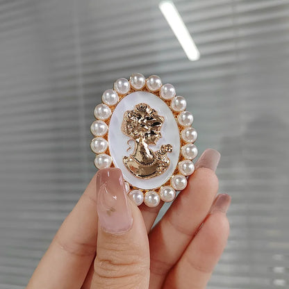 Broche Papillon Perles Blanches Strass Luxueuse – Pin's Cristaux Corsage Costume Femme