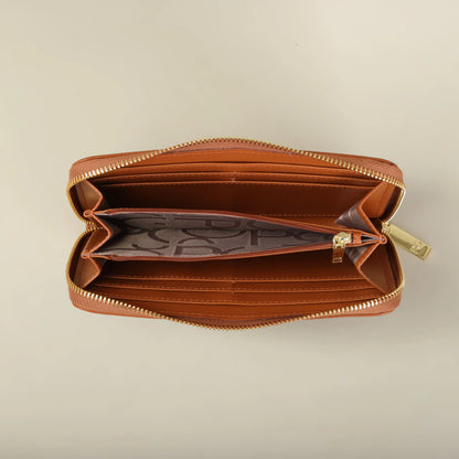 Portefeuille Femme Grande Capacité - Pochette Rectangulaire avec Zip pour Soirée