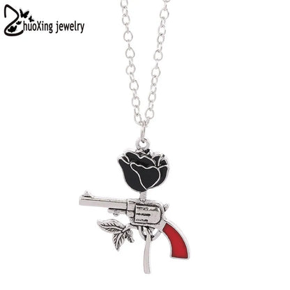 Collier Pendentif Tasse Thé Émail Fait Main - Chaîne Longue Pull Bohème