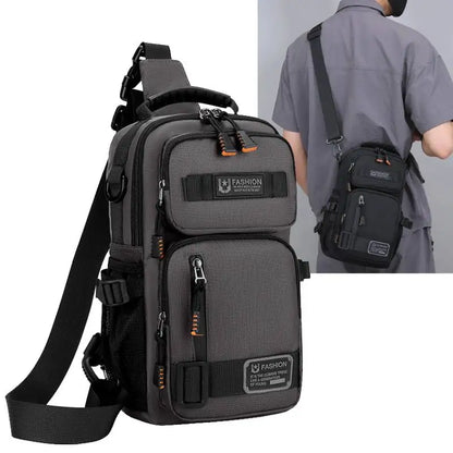 Sac Poitrine Multifonction en Nylon – Sport, Randonnée & Cyclisme