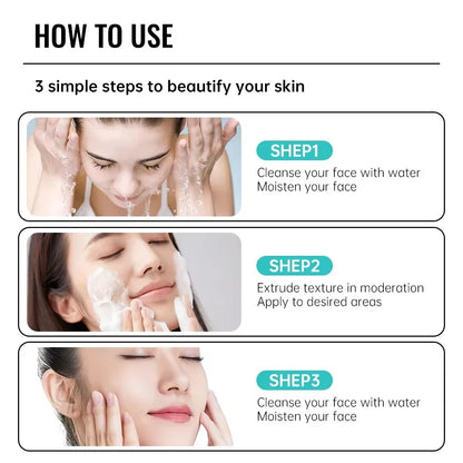 Crème Réparatrice Rougeurs Visage 5pcs - Rosacée Acné Peau Sensible Sèche Hydratante Apaisante K-Beauty