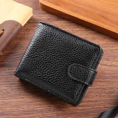 Portefeuille Homme Cuir PU Multi-Cartes - Porte-Monnaie Pliable Grande Capacité