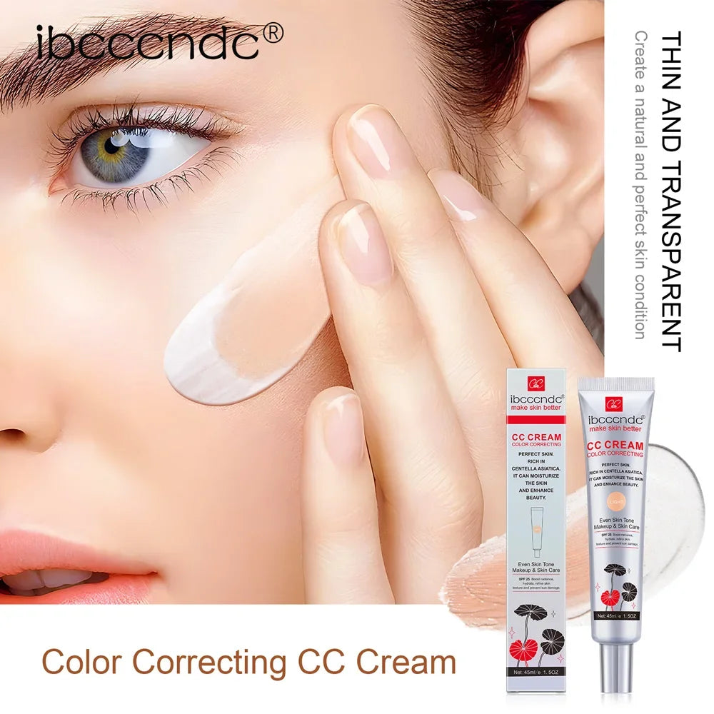 CC Cream Visage Erborian Light - Fond de Teint Correcteur Couvrance Totale Hydratant Base Maquillage Femme