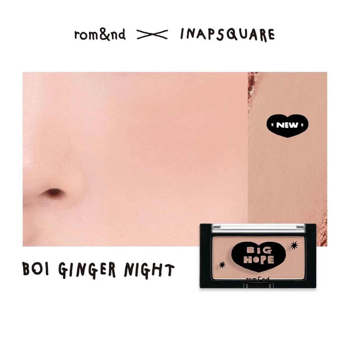 Blush rom&nd Better Than Cheek Peach Chip - Poudre Fine Modulable Sans Retombées Effet Naturel K-Beauty