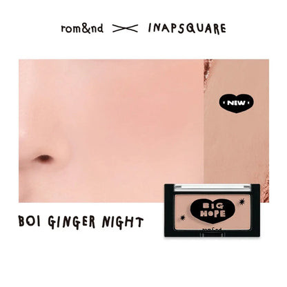 Blush rom&nd Better Than Cheek Peach Chip - Poudre Fine Modulable Sans Retombées Effet Naturel K-Beauty