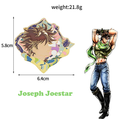 Pin's Émaillé Coccinelle Bleue JoJo's Bizarre Adventure Giorno Giovanna – Badge Broche Anime Fans