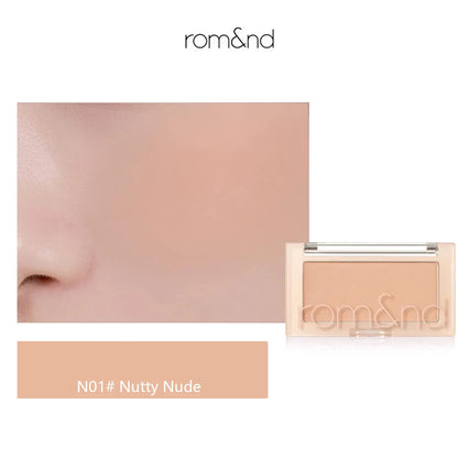 Blush rom&nd Better Than Cheek Peach Chip - Poudre Fine Modulable Sans Retombées Effet Naturel K-Beauty