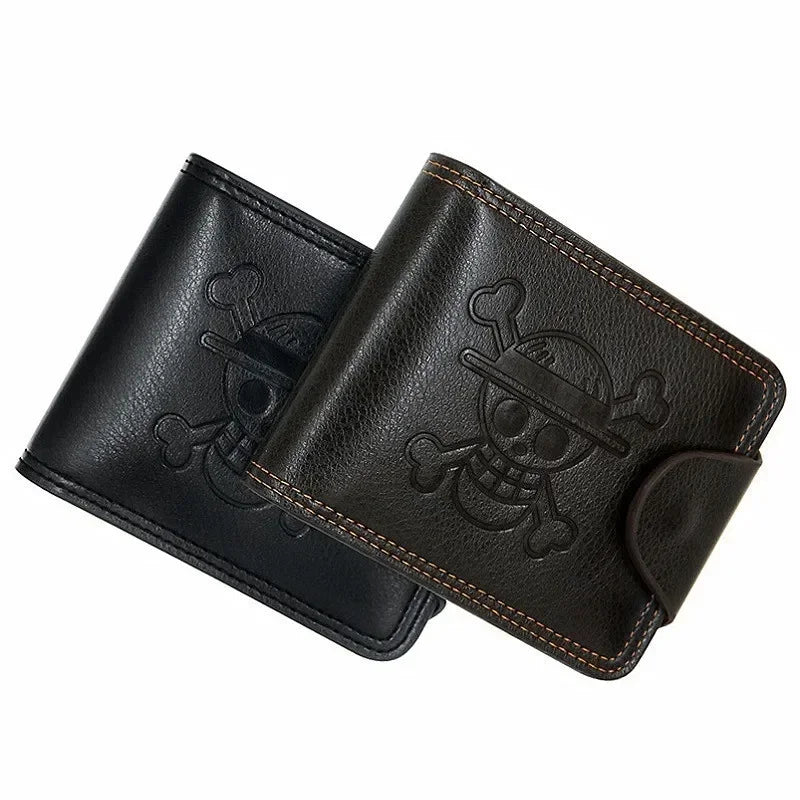 Portefeuille Homme Bifold Cuir PU Slim - Porte-Cartes Court Business Compact