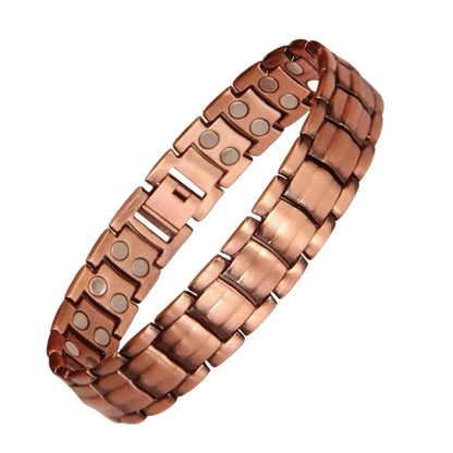 Bracelet Cuivre Pur Magnétique Sport Homme – Course Gym Plein Air Cadeau Père