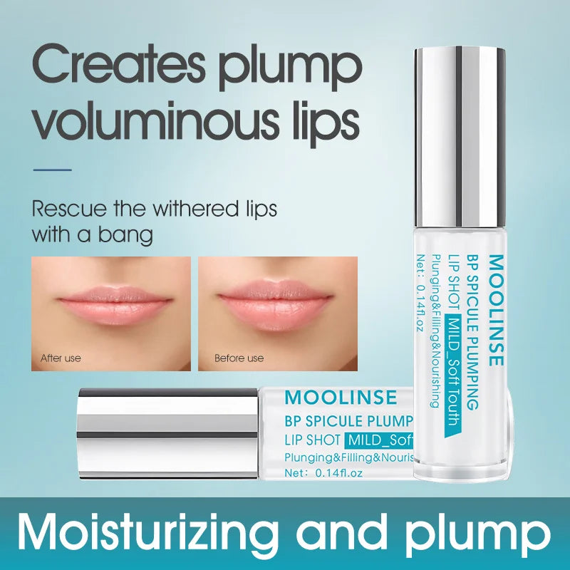 Sérum Lèvres Repulpant BP Spicule - Volume Instantané Élasticité Hydratant Longue Durée Gloss Beauté