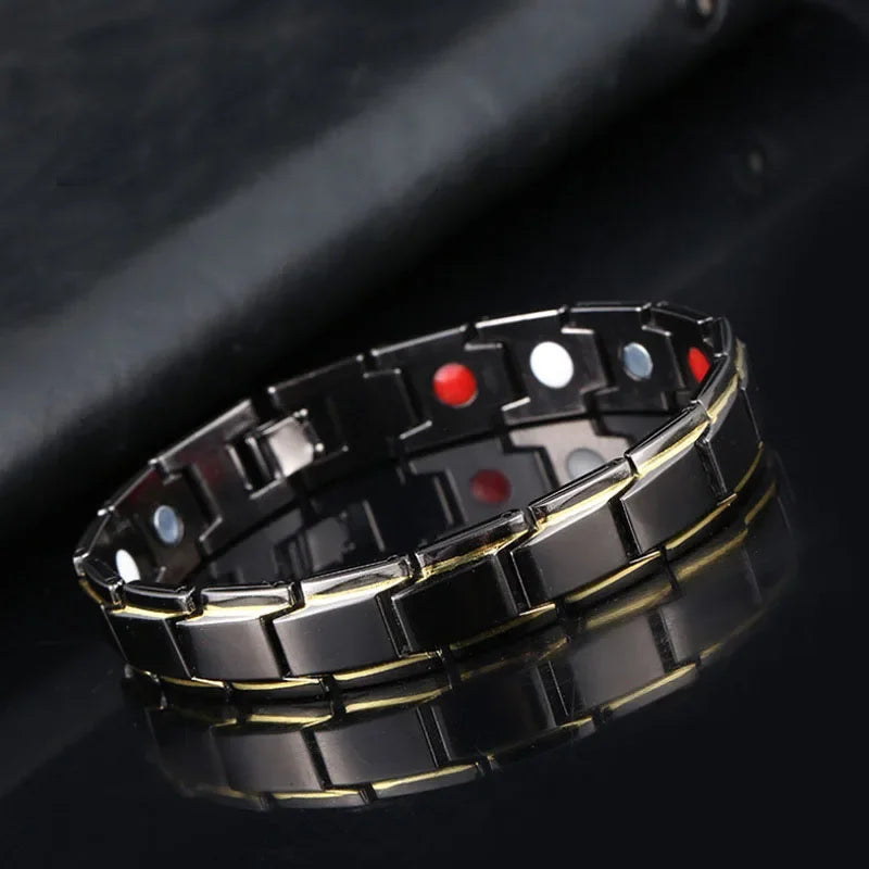 Bracelet Hématite Cuivre Magnétique Thérapeutique Homme – 5 Coloris