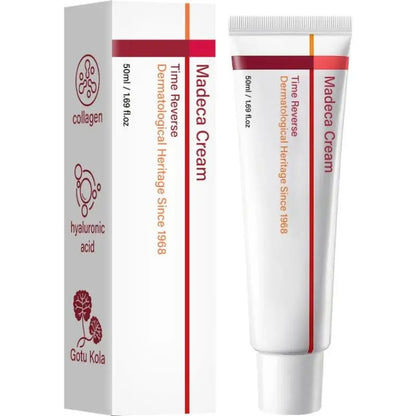 Crème Madeca Time Reverse - Anti-Rides Taches Nourrissante Hydratante Peau Sèche Non-Grasse Quotidien