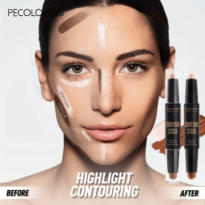 Correcteur Contouring Visage Bronzer - Base Maquillage Crème Fondation Beauté Femme Teinte 02