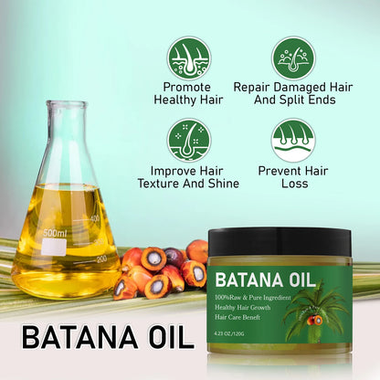 Ensemble Shampooing & Huile de Batana Pure - Croissance & Réparation Capillaire