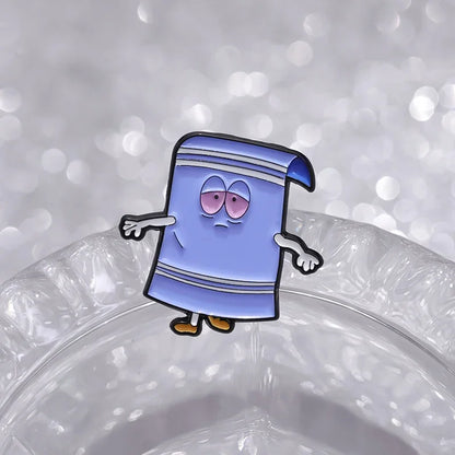 Pin's Émaillé Towelie Anime Comédie – Broche Badge Humoristique Unisexe