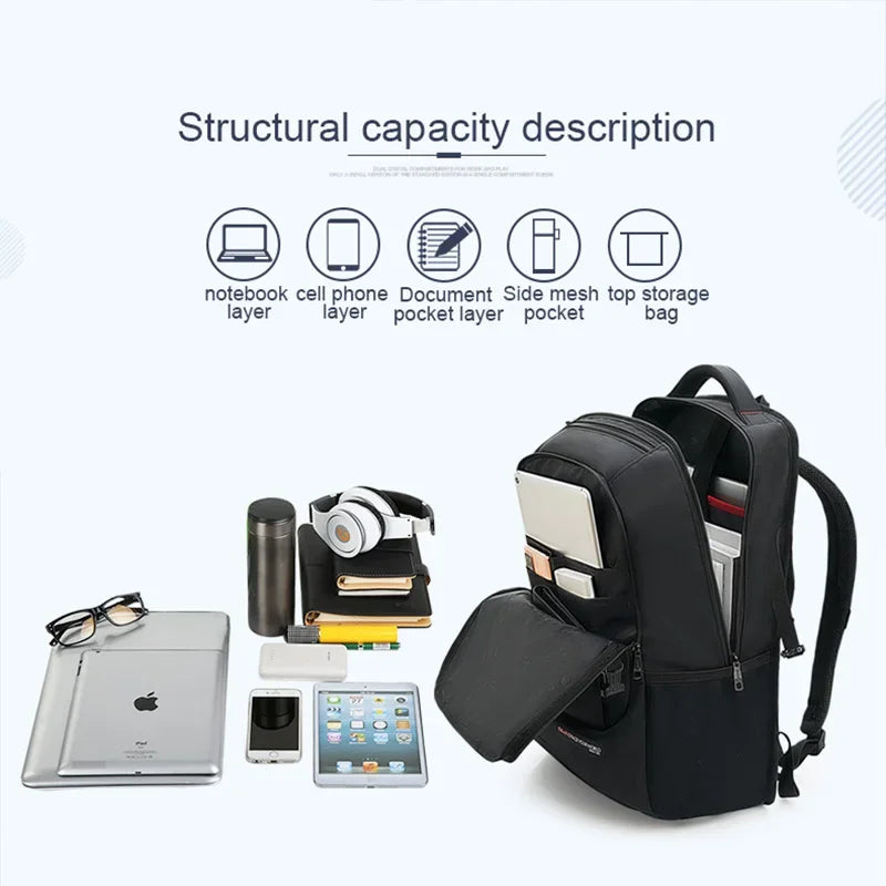 Sac à Dos OIWAS Voyage Business - Multifonctionnel Laptop Homme Femme