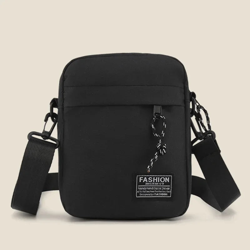 Mini Sac Baguette Bandoulière en Oxford – Unisexe