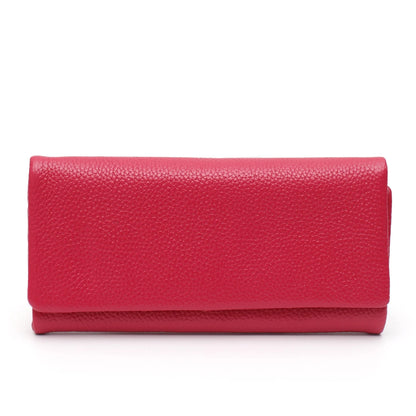 Portefeuille Femme Bifold Cuir Véritable - Multi-Cartes avec Compartiment Téléphone